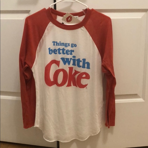 Wildfox Tops - Wildfox Coca Cola Long Sleeve